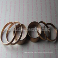 MBZ-09 diamond-shaped straight brass bearing, high load wrapped bronze bushing for BPW, WB700 cylindrical brass bush